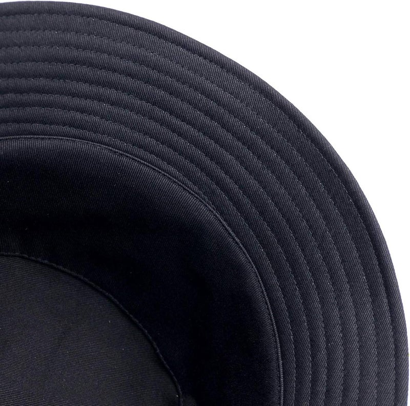 EYBF Flower Reversible Bucket Hat Cotton Summer Travel Beach Sun Hats Emboridery for Women Men - Image 4